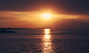 sunset on Georgian Bay